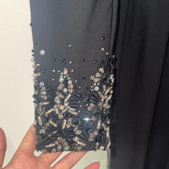 Mac Duggal #55712 - Embellished Long Sleeve Evening Gown-Black-Size 4 - Picture 7 of 9